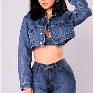 Cropped Denim Jacket
